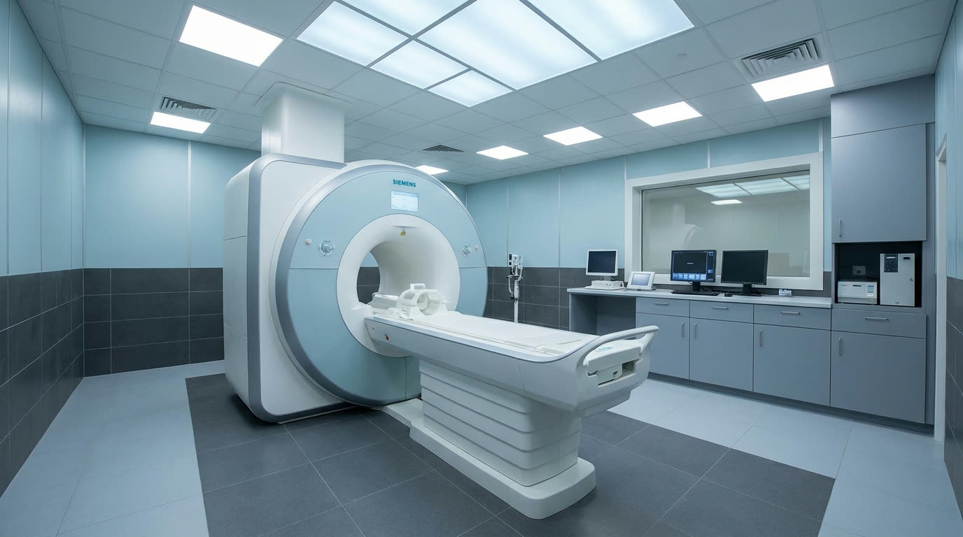 Salle d'examen du cabinet de radiologie
